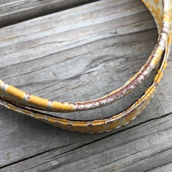 Poesis Handbag Women Shoulder Bag Yellow Bag - Picture 6 of 8